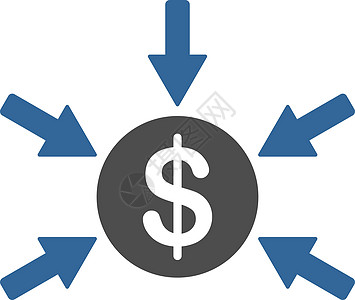 商业双色集的收入图标字形兴趣首都硬币现金资金信用公司薪水收益图片