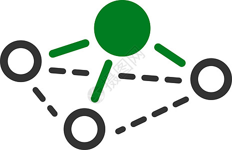 商业双彩集的分子图标原子化学字形图表公司细胞社会社区营销节点图片