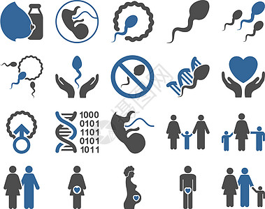 医疗图标集技术急救生物援助保险婴儿父亲父母怀孕卵子图片