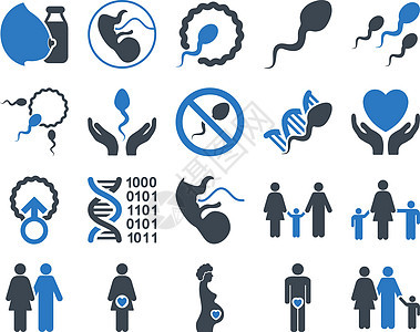 医疗图标集母亲婴儿螺旋技术工程援助排卵卫生怀孕基因图片