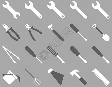 设备和工具 O消毒建筑工具喷泉雾化器园艺牙科图标集字形镊子钳子图片