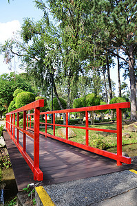 中华花园红桥民众灌木丛反射植物旅行花园建筑学石头公园通道背景图片