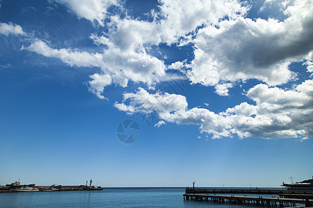 市湾晴天蓝色摄影建筑学景观天际港口旅行建筑天空图片