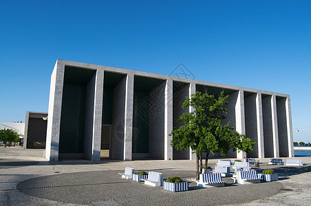 里斯本的现代建筑地标旅行旅游建筑学几何学城市背景图片