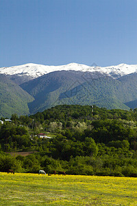 山山脉岩石蓝色季节环境天空旅游爬坡风景顶峰公园图片