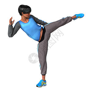 适合身体的妇女活动女孩健身房运动运动员白色训练女士背景图片