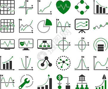 点形图表图标盒子控制数据心电图客户配置计划公司报告商业图片