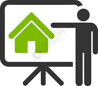 商业双彩集的地产图标房子建筑师财产小屋土地销售住宅公寓办公室木板图片