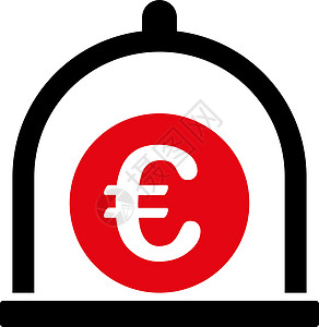 来自的欧元标准图标储物柜保险箱安全银行储物盒投资防腐剂现金金融商业图片