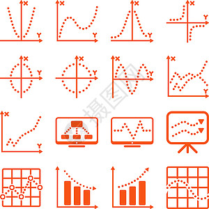 点向矢量信息地理商务图标抛物线市场数据功能椭圆监控推介会字形橙色正弦波图片