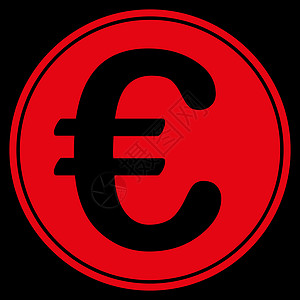 欧元硬币图标金子投资银行货币订金柱子贸易薪水宝藏运气图片