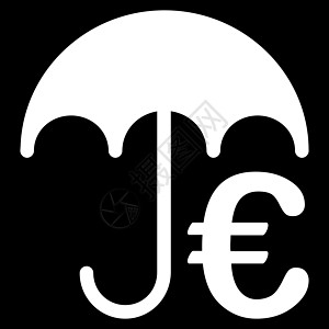 隐性图标图标商业阳伞投资气候银行联盟利润储蓄字形配饰图片