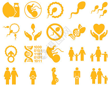 医疗图标集精子援助母亲怀孕女士父亲渗透基因药店保健图片