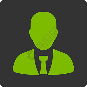 商业按钮超过彩色集成的实业家图标工程师用户正方形字形男性经理首席工人顾客老板图片
