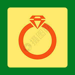 商业扣盘超过彩色集成的钻石环图示金子石头黄色透明度火花宝石质量背景红宝石橙色图片