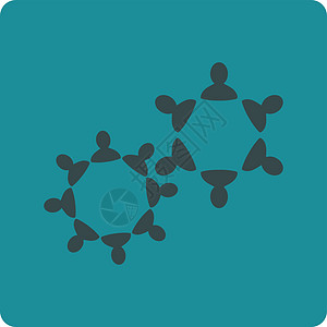 协作图标合伙会议合作者顾客雇员朋友字形团队技术友谊图片