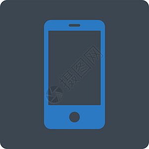 平滑的智能手机平滑蓝色整形按键监视器细胞软垫屏幕字形技术棕榈药片框架电话图片