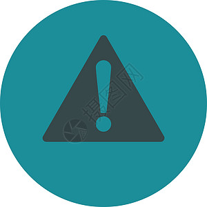 示警平软蓝色圆环按钮预防字形警报界面报警感叹号服务台注意力警告帮助图片