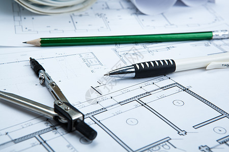 利用纸张和工具建设造型工程投影乐器建筑方案工作职业设计师图片