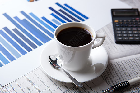 业余生活和咖啡杯数字数据阅读媒体打印报纸饮料材料图表咖啡图片