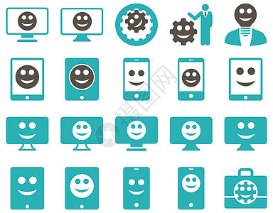工具 选项 微笑 显示 设备图标公文包表情就业行李开发商笑脸盒子符号建造电脑图片