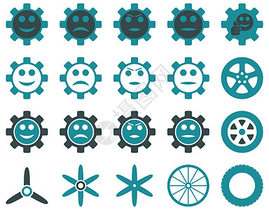工具和微笑工具图标快乐工程航班配置表情字形自行车剪贴车轮漫画图片
