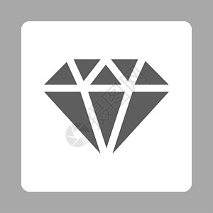 钻石图标矿物婚姻反射礼物珠宝正方形宝石版税按钮火花图片