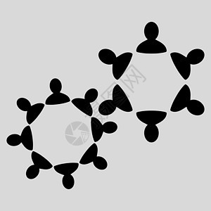 商业集成的合作图示团体人群社会伙伴友谊组织网络用户雇员联盟图片