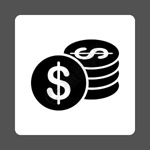美元硬币图标商业现金经济电子商务投资宝藏信用背景价格薪水图片