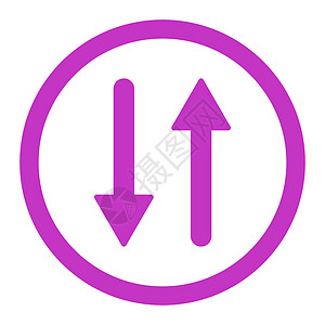 垂直平面紫紫色颜色四向光栅图标图片