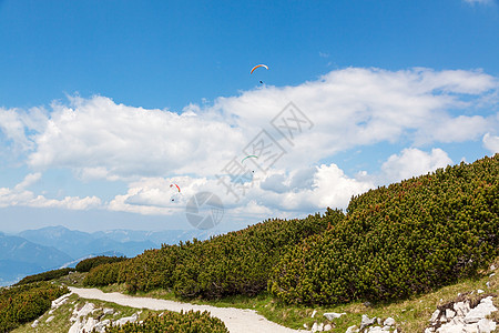 准滑翔机岩石山脉踪迹土地远足小路图片