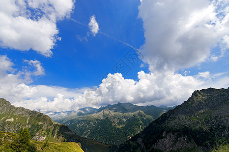 阿达梅洛布伦塔国家公园  意大利登山野生动物松树天空小路树木旅行踪迹蓝色高山图片