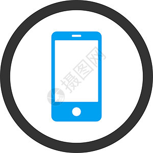 平调蓝色和灰色的智能手机电子字形电话展示短信相机通讯器技术电脑药片图片