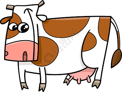 牧牛养殖动物漫画图片