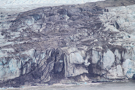 新泽姆利亚北极冰河地区野生动物旅行气候生态冰川冰窖破坏场地反射作用图片