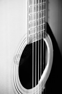 黑白的吉他音调风格中生命的一部分音乐木头岩石剖面图指板金子仪器音乐会细绳乐器图片