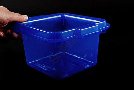 蓝框房子贮存盒子存储浴缸用品垃圾桶塑料家居图片