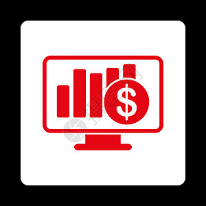 销售监测器图标背景黑色桌面屏幕推介会统计市场分析硬币电脑销售量背景图片