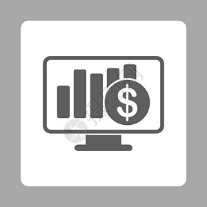 销售监测器图标统计桌面市场分析字形推介会利润数据图表屏幕监视器图片