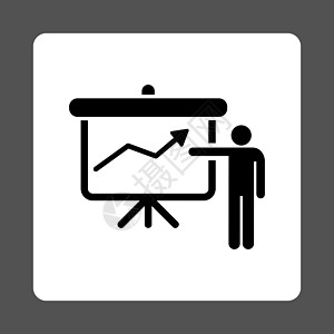 项目演示文示图标图表讲师信息销售量黑与白介绍金融数据老师计划图片