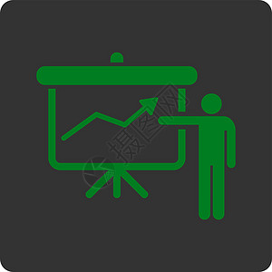 项目演示文示图标市场分析介绍销售量会议老师男性帐户绿色图表商业图片