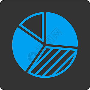 Pie pie 图表图标报告信息销售量数据统计蛋糕蓝色灰色字形饼形图片