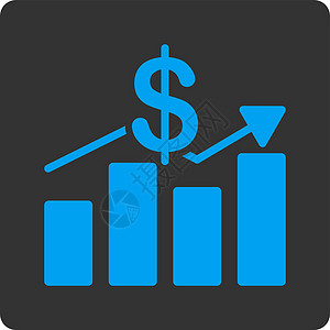 销售图标生长图表经济市场贸易销售量利润金融字形统计图片