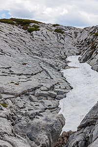 滑滑岩碎片差距碎石裂缝裂痕滑岩山脉冰川鹅卵石膀胱图片