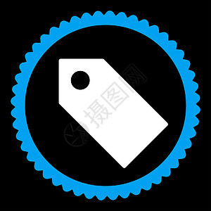 标贴蓝色和白色平面图示标签操作黑色徽章密码指标榜样节点贴纸价格背景图片