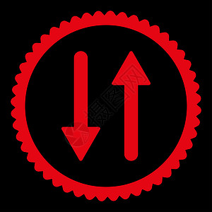 垂直平面红彩圆印章图标  label红色运动导航方法指针背景交换同步邮票镜子背景图片