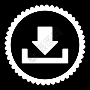 下载平板白彩圆邮票图标证书储蓄箭头店铺贮存背景磁盘白色收件箱橡皮图片