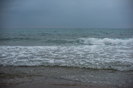 海洋和天空蓝色波浪天气海景海浪冲浪阳光晴天热带太阳图片