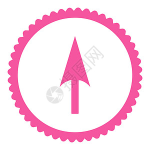 箭头轴Y平面粉色图片