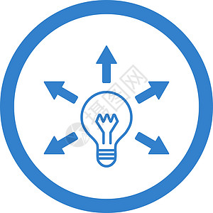 Idea 平板钴颜色四向矢量图标图片